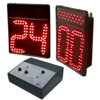 Reloj de Tiempo de Ataque / Reloj de 24 segundos. Para uso en partidos de básquet, apto para 3x3 y partidos profesionales de todas las categorías